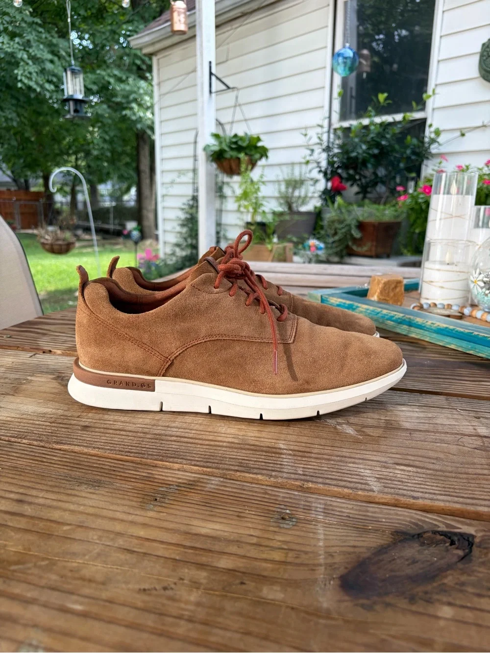 Cole Haan GrandPrø Suede Sneaker – Brown